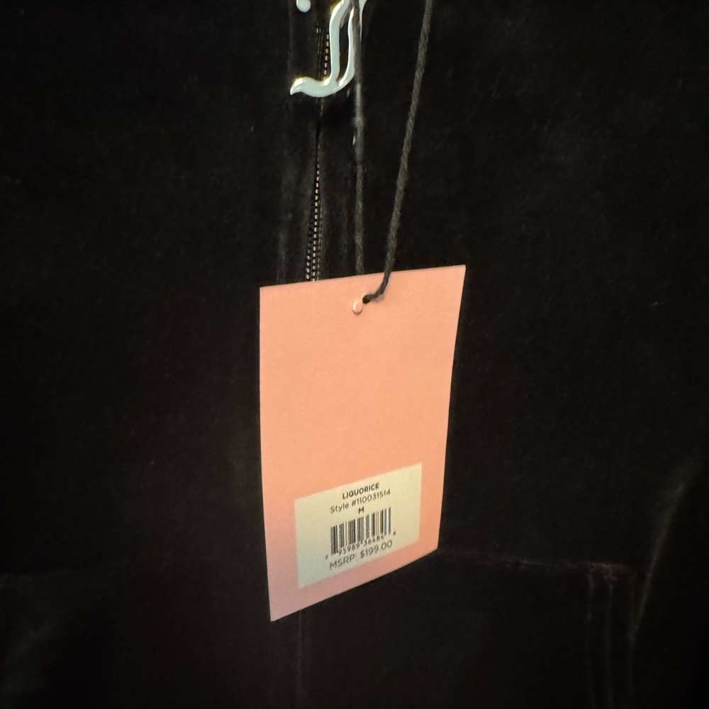 Juicy Couture Black Velour Jogger Set - Picture 4 of 4